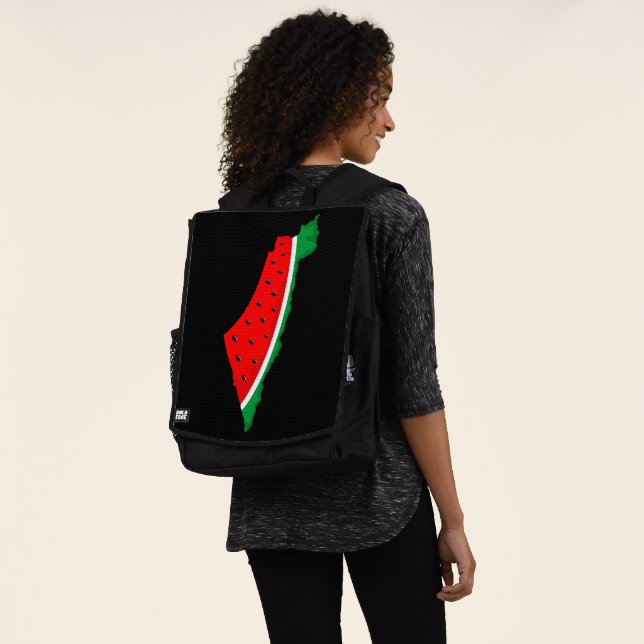 Sac À Dos Carte de Palestine Watermelon Symbole de la libert (Porté)