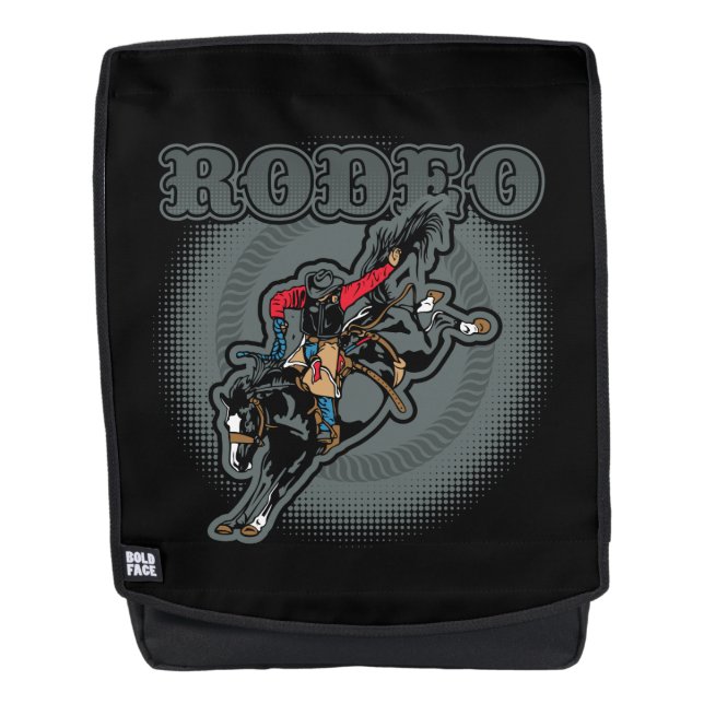 Sac À Dos Cavalier à cru de Bronc de rodéo (Devant)