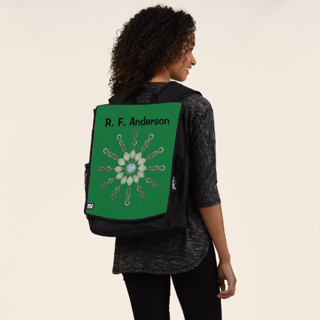 Sac à dos - Cercle de la chaîne et des perles (Porté)