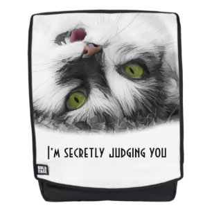 Sac À Dos Chat drôle élégant personnalisable