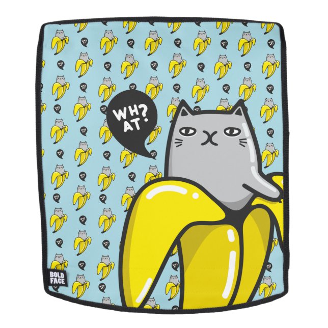 Sac À Dos Chat en banane (Devant amovible)