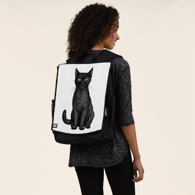 Sac À Dos chat noir (Porté)
