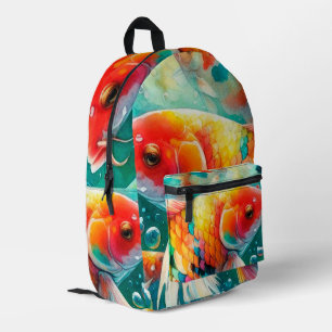 Sac à dos coloré Koi Fish