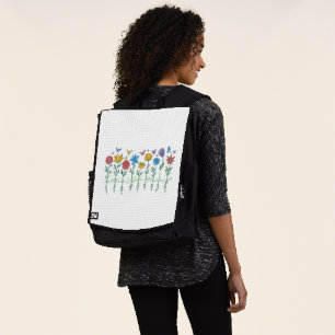 Sac À Dos Conception de fleurs en croissance