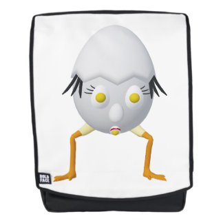 Sac À Dos Conception de personnage d'œuf fantaisiste RG & RA