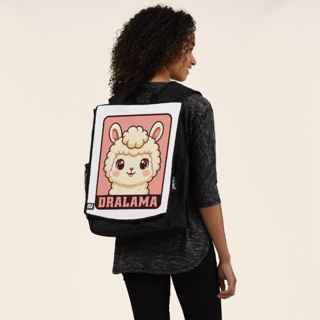 Sac À Dos Conception d'illustration de lama mignon (Porté)