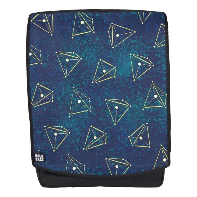Sac À Dos Constellations de chimie Starry Sky Géométrie spat (Devant)