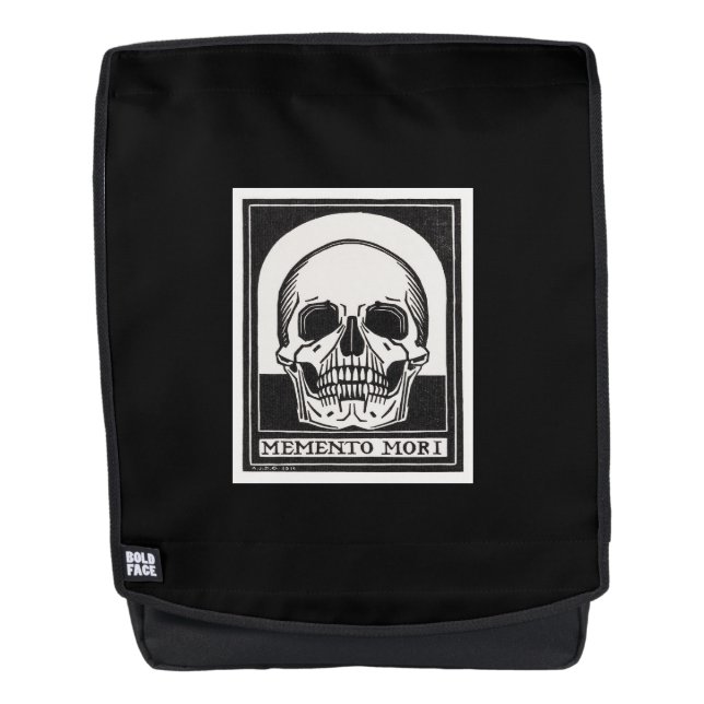 Sac À Dos Crâne Memento Mori (Devant)