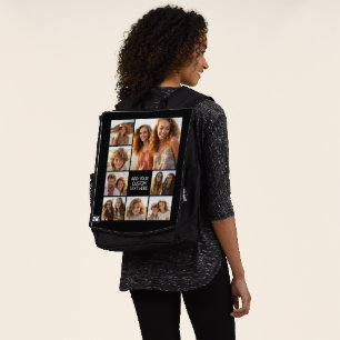 Sac À Dos Créer un collage photo personnalisé avec 8 photos