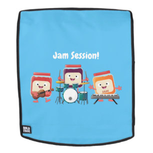 Sac À Dos Cute confiture session dessin animé musicien humou