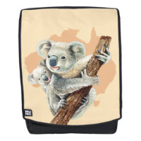 Cute Koala Maman et bébé