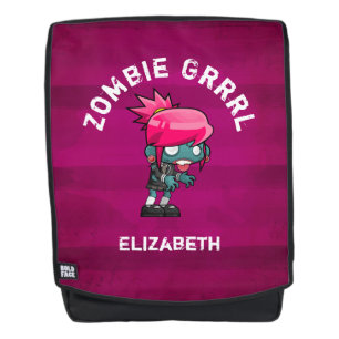 Sac À Dos Cute Punk Rock Zombie Grrrl