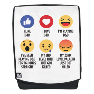 Sac À Dos D&D Emojis
