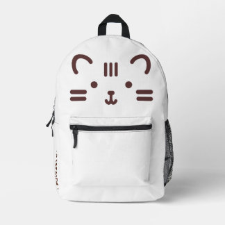 Sac à dos de chat mignon - Personnalisé avec votre