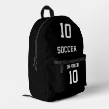 sac à dos de football noir personnalisateur gol