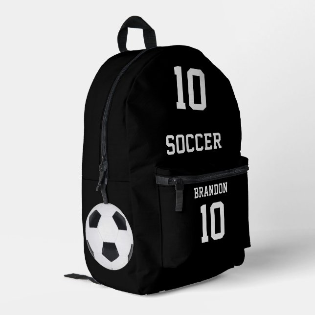 sac à dos de football noir personnalisateur gol (Coin arrière gauche)