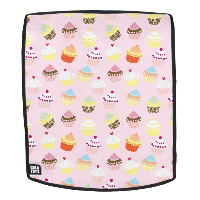 Sac à dos de la fête de Cupcake #2 Face (Devant amovible)