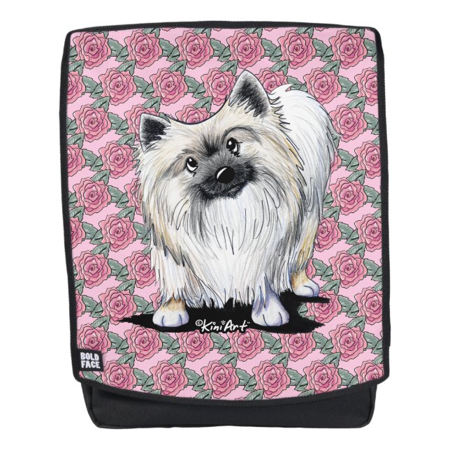 Sac à dos de portrait de KiniArt Pom Chester (Devant)