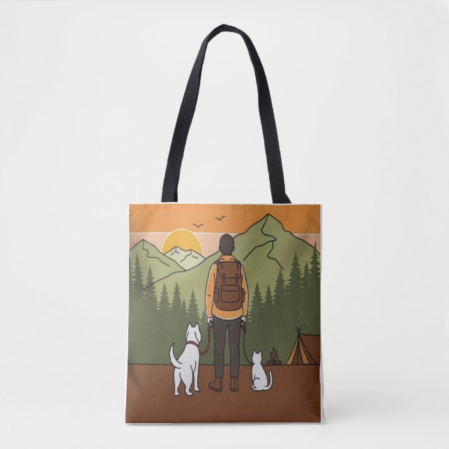 Sac à dos de randonnée Mountain Adventure avec chi (Devant)