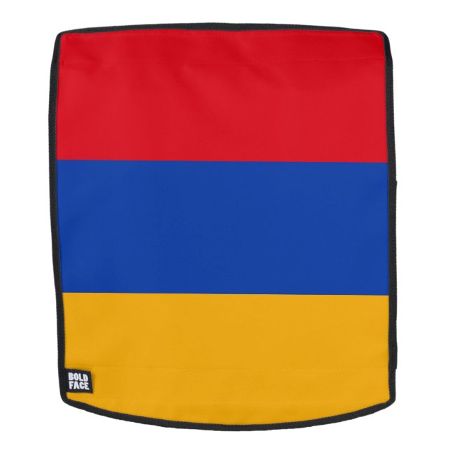 Sac À Dos Drapeau de l'Arménie (Devant amovible)