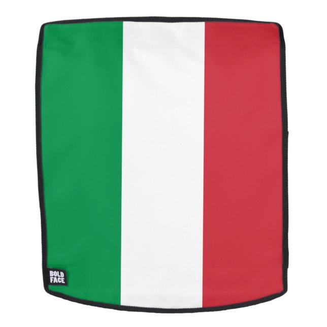 Sac À Dos Drapeau Italie (Devant amovible)