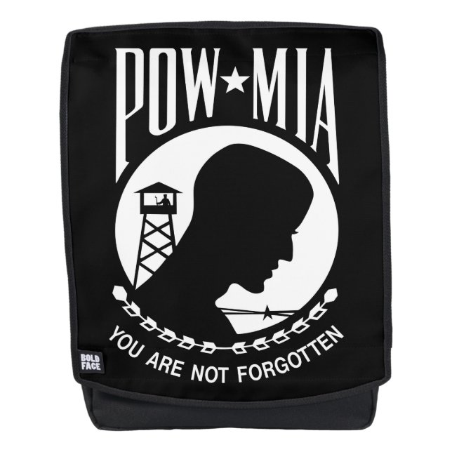 Sac À Dos Drapeau POW MIA : Soldats disparus de la guerre du (Devant)