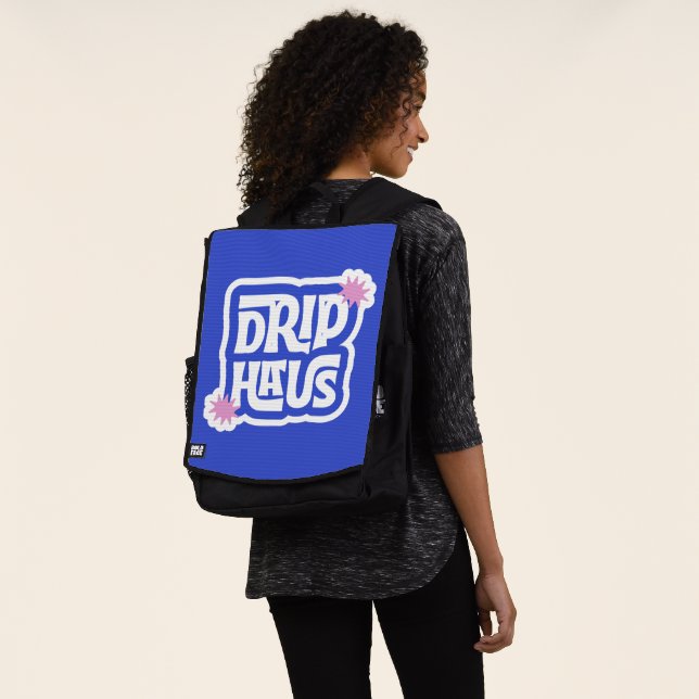 Sac À Dos Drip Haus – Logo Retro Ludique (Porté)