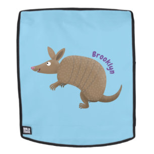 Sac À Dos Drôle armadillo joyeux dessin animé