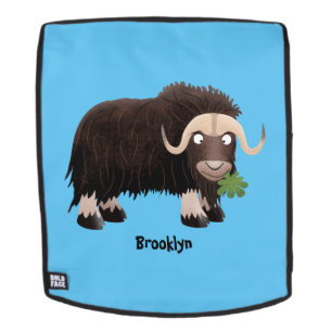 Sac À Dos Drôle dessin animé de boeuf musqué