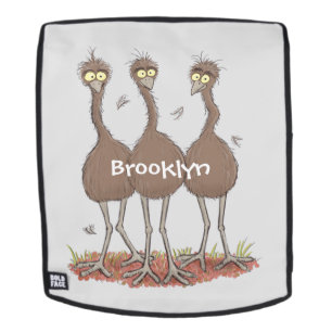 Sac À Dos Drôle dessin animé du trio australien emu