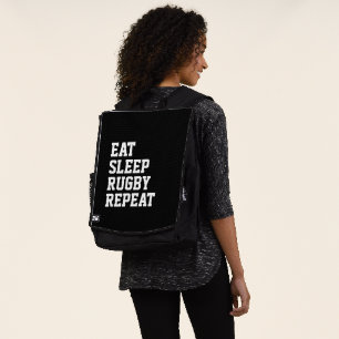 Sac À Dos Eat Sleep Rugby Répéter rugby sport humour