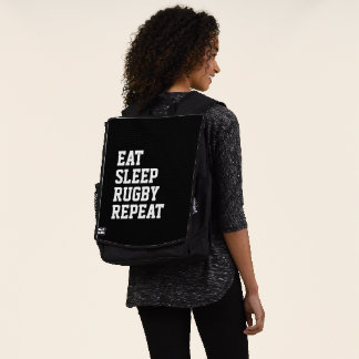 Sac À Dos Eat Sleep Rugby Répéter rugby sport humour