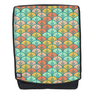 Sac À Dos Echelle de poisson géométrique moderne et colorée