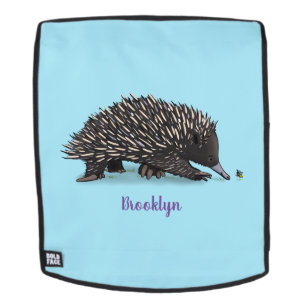 Sac À Dos Echidna mignonne avec dessin animé d'abeille