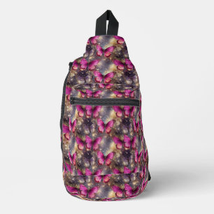 Sac à dos Élégance Papillon Scintillant