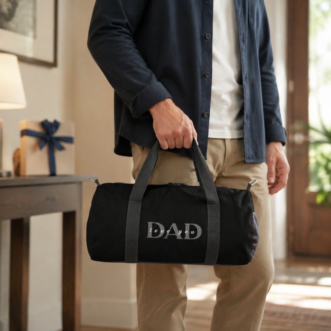 Sac à dos élégant DAD Love You noir petit (Créateur téléchargé)