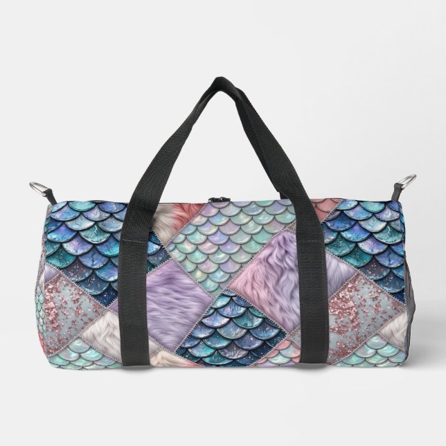Sac à dos en faux paillettes de conte de fées sirè (Recto)