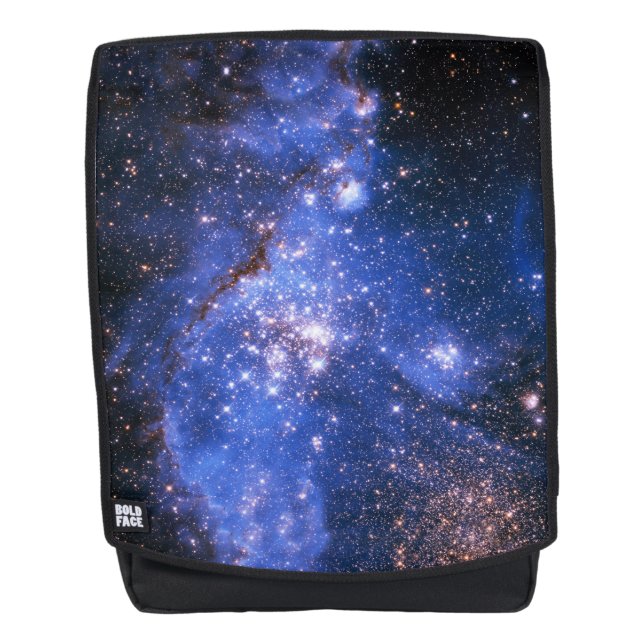 Sac À Dos Étoiles Bleu Bleu Embrionique (Devant)