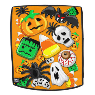 Sac À Dos Fête des Candies Éffrayantes d'Halloween