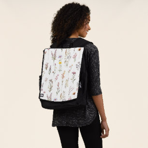 Sac À Dos Fleurs colorées, Fleurs sauvages, Fleurs de Jardin