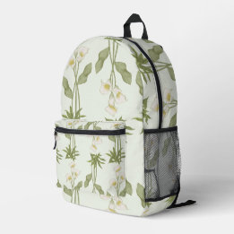 Sac à dos floral blanc