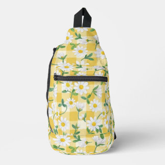 Sac à dos floral tournesol jaune /