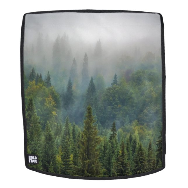 Sac À Dos Forêt de pins des bois brumeux  (Devant amovible)