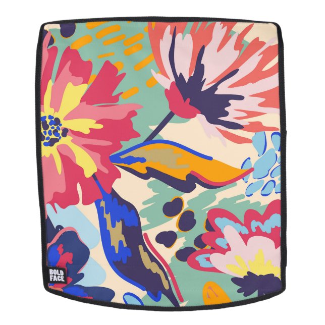 Sac À Dos Forêt et roses (Devant amovible)