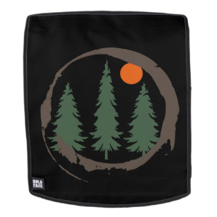 Sac À Dos Forêt minime de pins paysagers