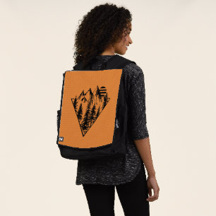 Sac À Dos Forêt minime de pins paysagers
