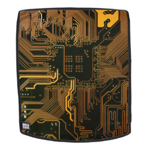 Sac À Dos Geek Sortie carte circuit électronique orange PCB 