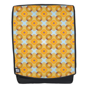 Sac À Dos Géométrique jaune inhabituel