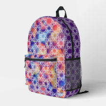 Sac à dos géométrique multicolore par Joya Eve