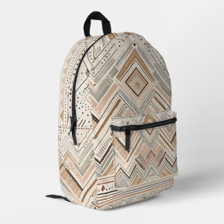 Sac à dos géométrique tribal neutre